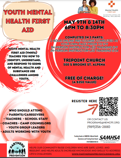 Youth Mental Health First Aid Workshop in Alpena - Strong Tower Radio